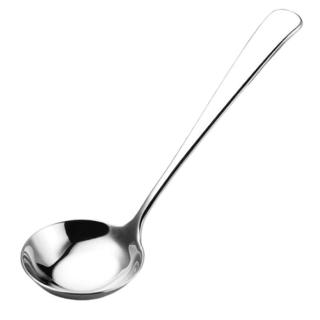 【PUSH!】餐具用品304不銹鋼加深火鍋湯匙(E150)