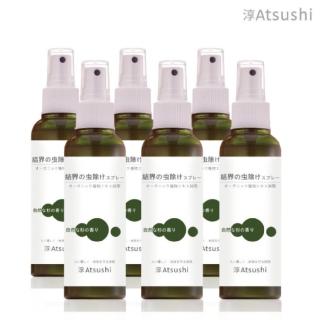 【ATSUSHI淳】忌避結界防虫噴霧momo超值6入組(日本原裝_150ml)