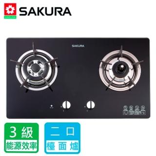 【SAKURA 櫻花】G-2820G_二口防乾燒節能檯面爐(限北北基含運送不含安裝)