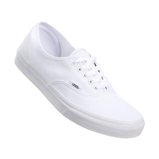 【VANS】AUTHENTIC 全白 經典款 低筒 滑板鞋 帆布鞋(VN000EE3W00)