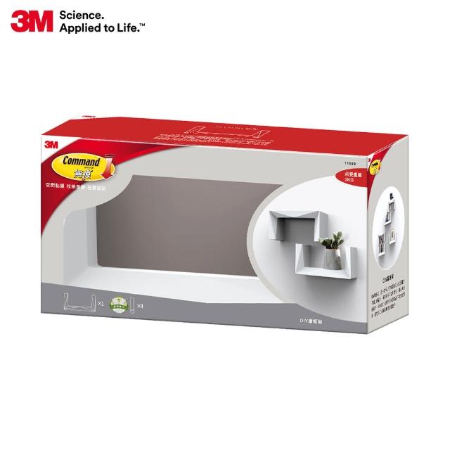 3m 無痕lifestyle Diy層板架牆壁牆面裝飾置物收納架 白色 Momo購物網