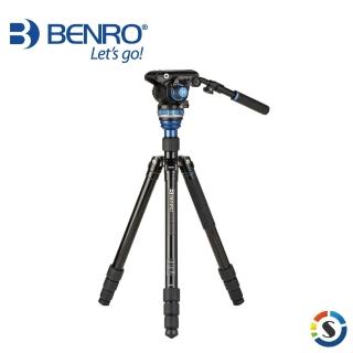 【BENRO 百諾】A3883TS6PRO 油壓雲台攝影腳架套組 Aero7(勝興公司貨)