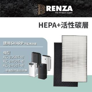 【RENZA】適用夏普 SHARP KC-JH50T KC-JH51T-W KC-JD50T-W KC-D50(可替代FZ-D40HFE FZ-D40DFE)