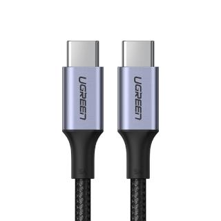 【綠聯】2M Type-C to Type-C  高速手機傳輸充電線(金屬殼/編織線/PD100W/5A快充/2米)