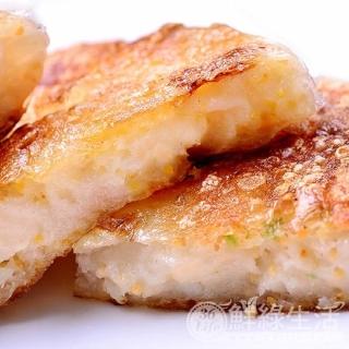 【鮮綠生活】舞動風味飛魚卵花枝餅(150g±10%/片 3片/包 共4包 -凍)