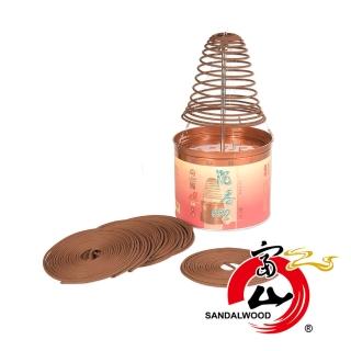 【富山檀香】買一送一 沉香650 24H香環 20片 鐵罐裝 附香環架(拜拜香 沉檀香木)