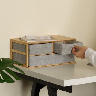 【Gudee 好迪家居】REE  桌上抽屜收納櫃 - 三格