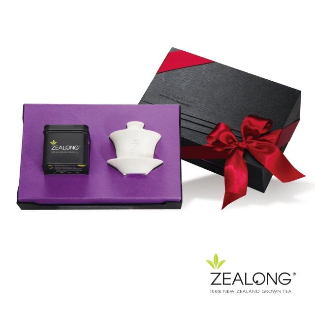 【Zealong 璽龍】御璽茗賞禮盒(精裝烏龍茶60g+瓷蓋杯)