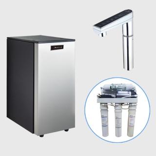 【德克生活】K900三溫冰冷熱觸控式廚下型飲水機(搭配快拆式 RO 5道逆滲透)