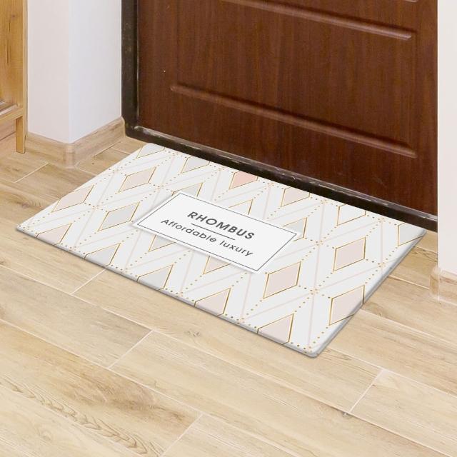 【半島良品】頂級防油防滑皮革地墊_45x75cm(廚房 門口 止滑 防水 免打理 回彈 地墊 地毯 防摔)
