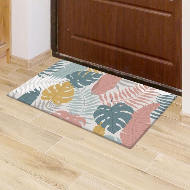 【半島良品】頂級防油防滑皮革地墊_45x75cm(廚房 門口 止滑 防水 免打理 回彈 地墊 地毯 防摔)