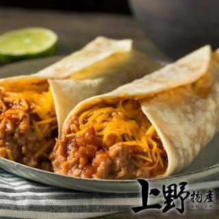 【上野物產】道地墨西哥風情捲餅皮 totilla taco burrito  x4包(350g±10%/10片/包)