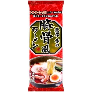 【山本製粉】濃厚豚骨風味赤拉麵(240g)