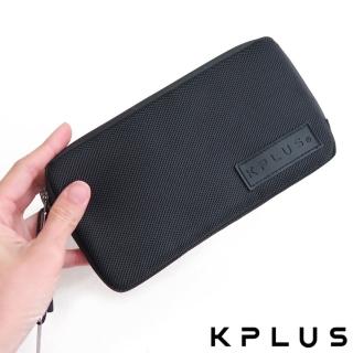 【KPLUS】Plus加長款防潑水騎行小包適用iPhone7+/8+/X/11/11Pro-黑色(手機包 卡包 錢包 卡套 行動電源)