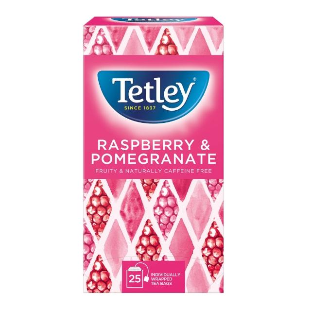 【Tetley泰特利】紅石榴莓果茶 25入/盒(花草茶)