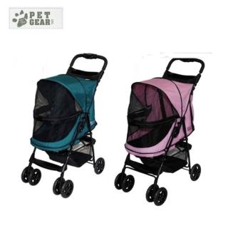 【PET GEAR】快樂足跡無拉鍊寵物推車(PG-8100NZPO/PG-8100NZEM)