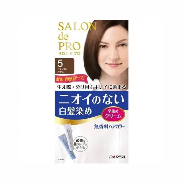 【台隆手創館】日本DARIYA無味染髮劑80g(淺褐/自然褐/黑褐)