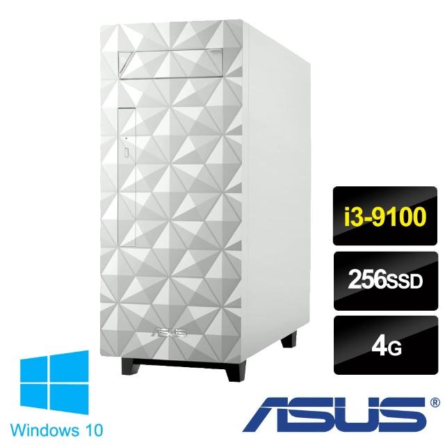 ASUS 華碩【ASUS送4G記憶體】華碩 H-S340MF 四核飆速電腦(i3-9100/4G/256G SSD/W10)