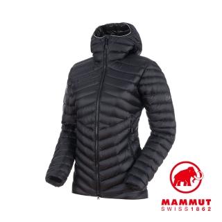 【Mammut 長毛象】Broad Peak IN Hooded Jacket 防潑水連帽羽絨外套 黑/幻影 女款 #1013-00350