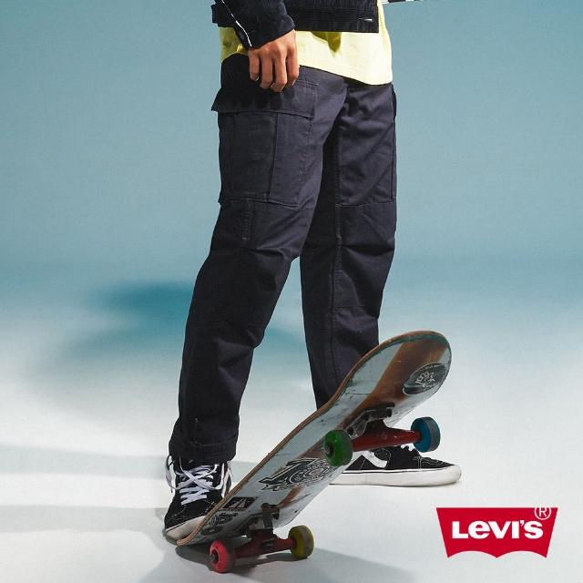 【LEVIS】男款 Cargo 排釦縮口工作褲 / 滑板系列 / 褲管抽繩-人氣新品