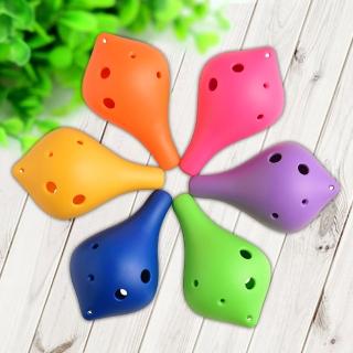 【美佳音樂】6孔中音C調 耐摔/塑膠陶笛 中音陶笛 樹脂陶笛(附陶笛收納袋/掛繩/教材/擦布)