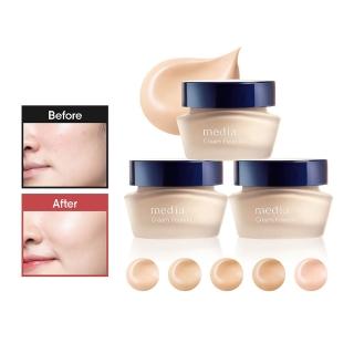 【media 媚點】極上粉嫩保濕粉底霜3入組