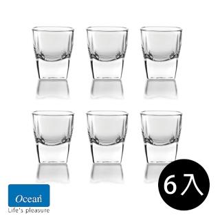 【Ocean】Plaza方型烈酒杯50ml(6入組)