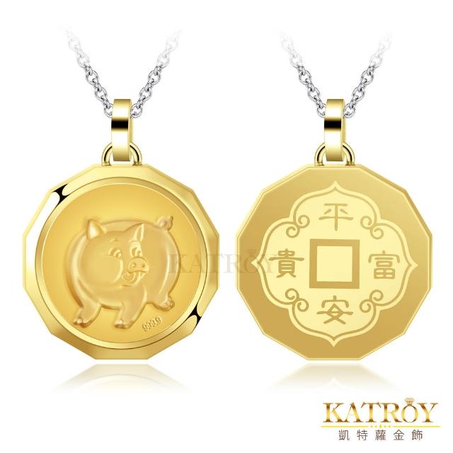 【KATROY】十二生肖．黃金項鍊．新年禮物．馬到成功