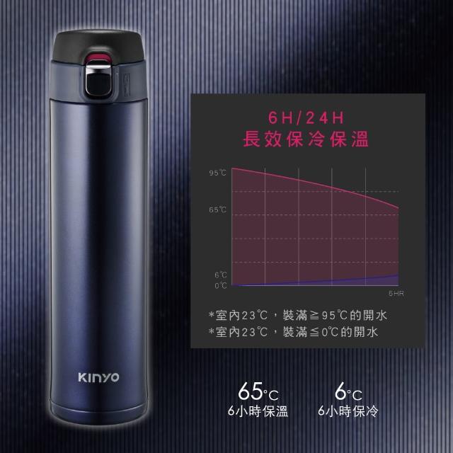 【KINYO】不鏽鋼大容量保溫杯 520ml(KIM-32)
