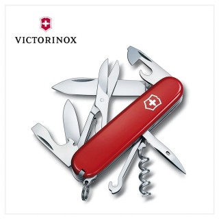 【VICTORINOX 瑞士維氏】Climber14用瑞士刀/透紅(1.3703)