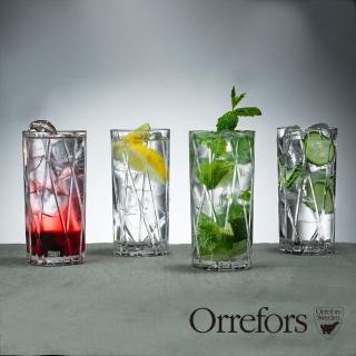 【ORREFORS】城市調酒果汁杯4入(附贈調酒匙2入禮盒組)