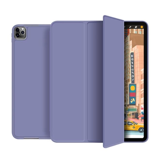 【ANTIAN】iPad Air7/Air6/Air5/Air4 2025/2024 智慧休眠喚醒內置筆槽平板皮套 防摔保護套 保護殼