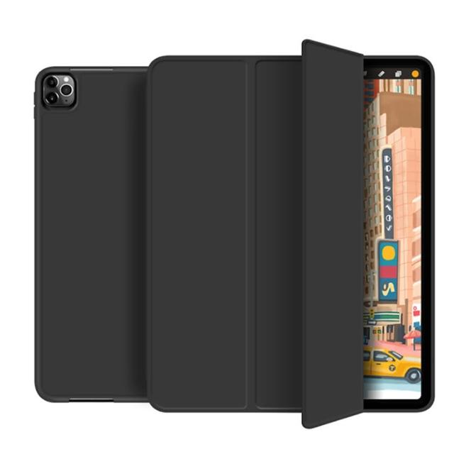 【ANTIAN】iPad Air7/Air6/Air5/Air4 2025/2024 智慧休眠喚醒內置筆槽平板皮套 防摔保護套 保護殼