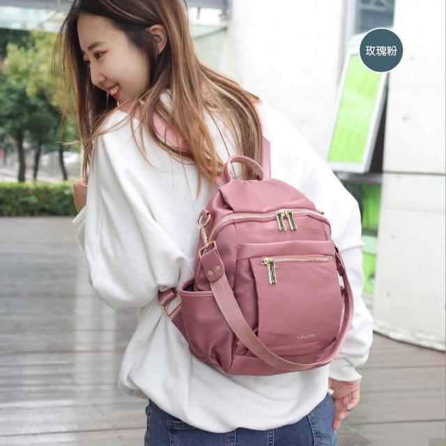 【Catsbag】防潑水兩用多層尼龍後背包A4不能放 1863(防水包 #後背包 #側肩包)
