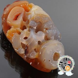 【十方佛教文物】貔貅極品玉髓巧雕擺件(平安財運順利)