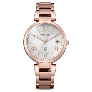 【CITIZEN 星辰】xC 魅力綻放亞洲限定光動能時尚女錶-玫瑰金/33mm(EO1192-59A)