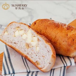【聖瑪莉】鄉村核桃乳酪麵包x4入(核桃/乳酪/起司/麵包)