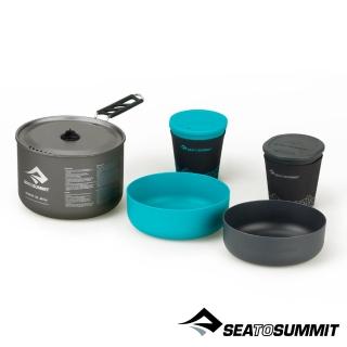 【SEA TO SUMMIT】Alpha 折疊鍋具組-2.1 含2人餐具組(STSAKI5004-03122108)