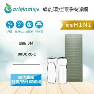 【OriginalLife】適用3M：CHIMSPD-00UCRC-2超濾淨型 靜音款 00UCF-2(抗空汙 長效可水洗)