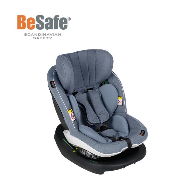 【BeSafe】6個月-4歲 ISOfix 雙向兒童成長型汽座 最新I-Size標準(雲霧藍)