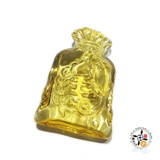 【十方佛教文物】咬錢貔貅黃金琉璃寶袋 買1送1(平安吉祥如意)