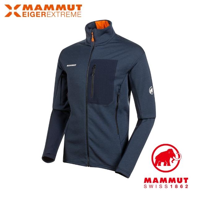 Mammut 長毛象【Mammut 長毛象】Eiswand Guide ML Jacket Men 艾格保暖立領中層外套 夜藍 男款 #1014-02350