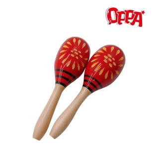 【OPPA 奧福樂器】木質 大沙鈴 手搖沙鈴｜音樂律動 沙鈴 一對(幼兒教育 小樂器)