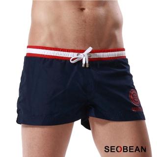 【SEOBEAN】深藍色沙灘短褲