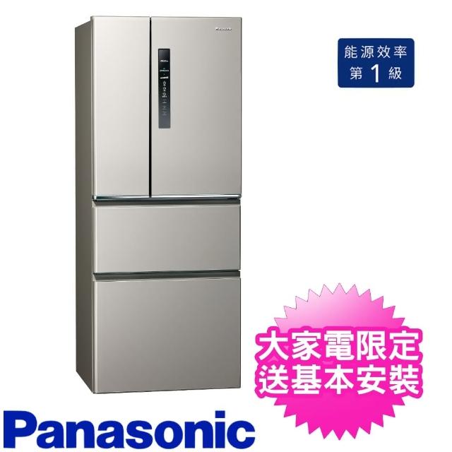 【Panasonic 國際牌】500公升四門變頻電冰箱絲紋灰(NR-D501XV-L)