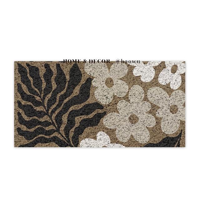 【好物良品】60x120cm_好物良品設計可剪裁玄關絲圈刮泥墊(防滑刮泥墊 腳踏墊 除塵墊 玄關地墊 絲圈地墊)