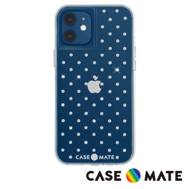 【CASE-MATE】iPhone 12 Mini Sheer Gems(純色水鑽防摔抗菌手機保護殼)