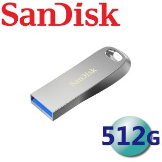 【SanDisk 晟碟】512GB Ultra Luxe CZ74 USB3.1 Gen 1 隨身碟(平輸)