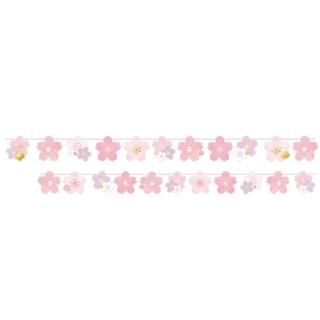 日系風櫻花掛旗1組(派對 生日派對 櫻花 掛旗 日系掛旗)