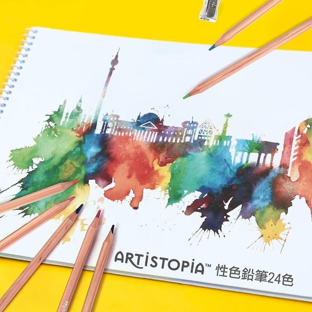 Artistopia 24pcs西達木水性彩色鉛筆馬口鐵盒 彩色鉛筆 Momo購物網 Artistopia 24pcs西達木水性彩色鉛筆馬口鐵盒 彩色鉛筆 Momo購物網